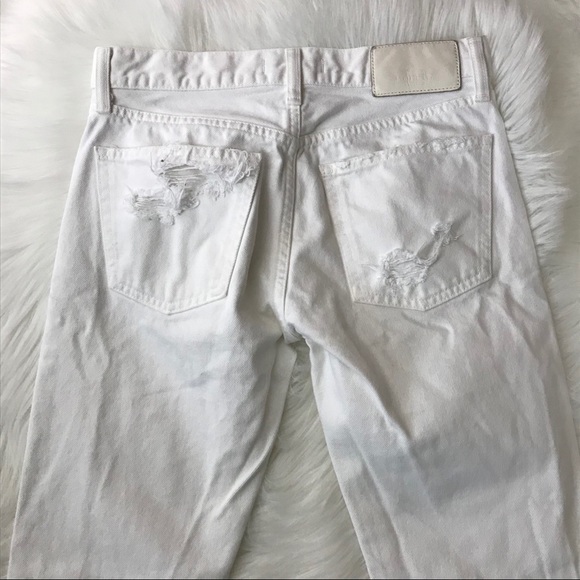 MOUSSY VINTAGE Deming Tapered White Jeans SIZE 25 - Picture 12 of 15